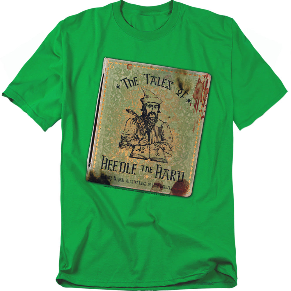 Harry Potter Beedle The Bard Mens T Shirt Military Green