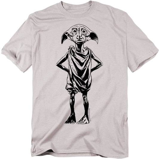 Harry Potter Dobby Mens T Shirt Silver