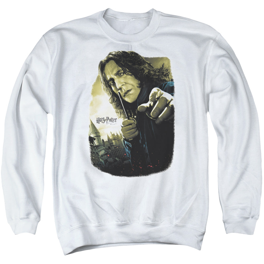 Harry Potter Snape Poster Mens Crewneck Sweatshirt White Officially Licensed