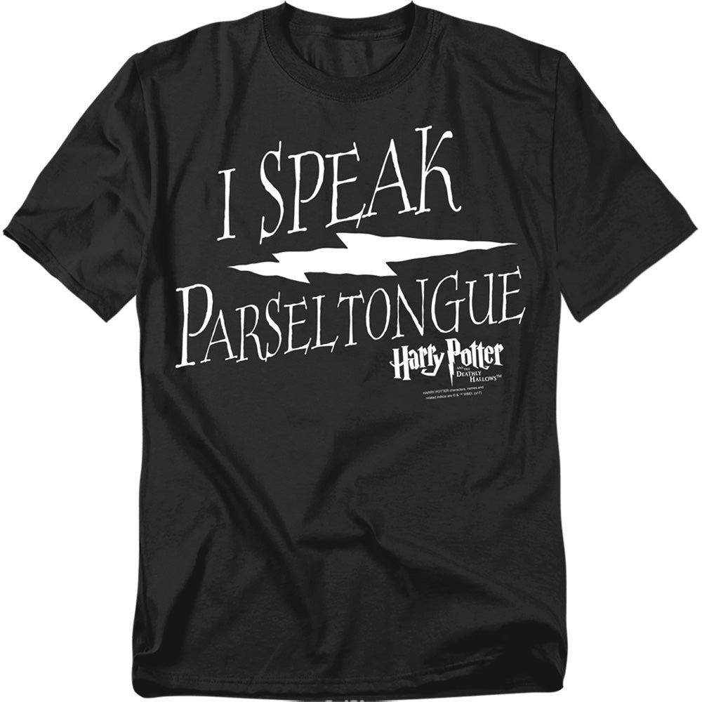 Harry Potter I Speak Parseltongue Mens T Shirt Black