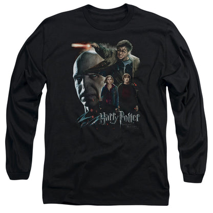 Harry Potter Final Fight Mens Long Sleeve Shirt Black Officially Licensed Officially Licensed