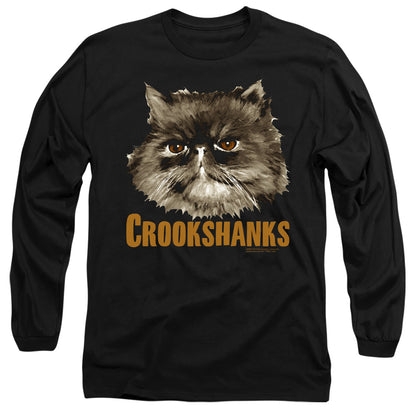 Harry Potter Crookshanks Mens Long Sleeve Shirt Black Officially Licensed Officially Licensed