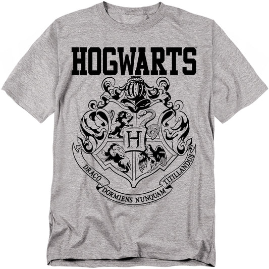 Harry Potter Hogwarts Athletic Mens T Shirt Athletic Heather