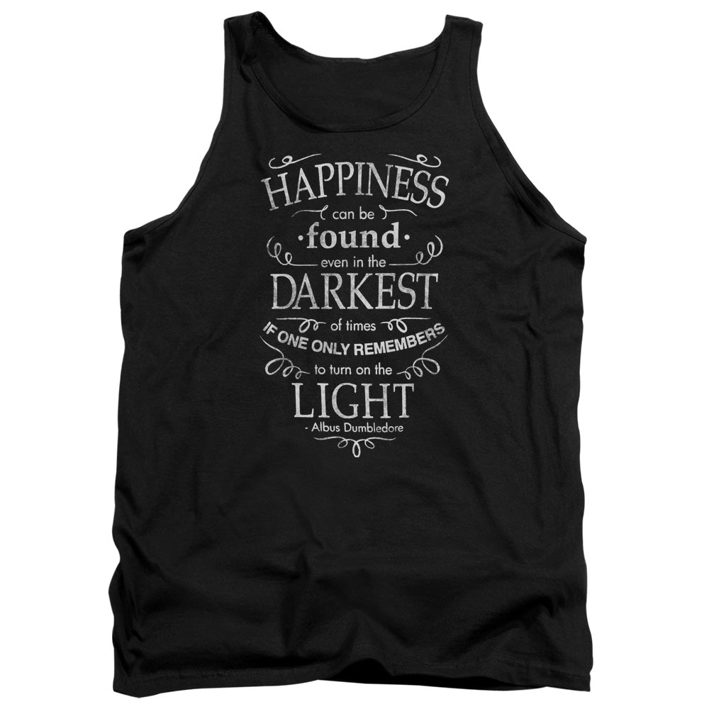 Harry Potter Happiness Mens Tank Top Shirt Black