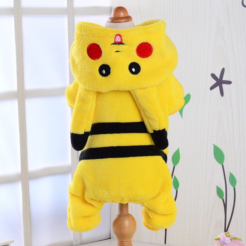 Warm Pokemon Costume For Dogs