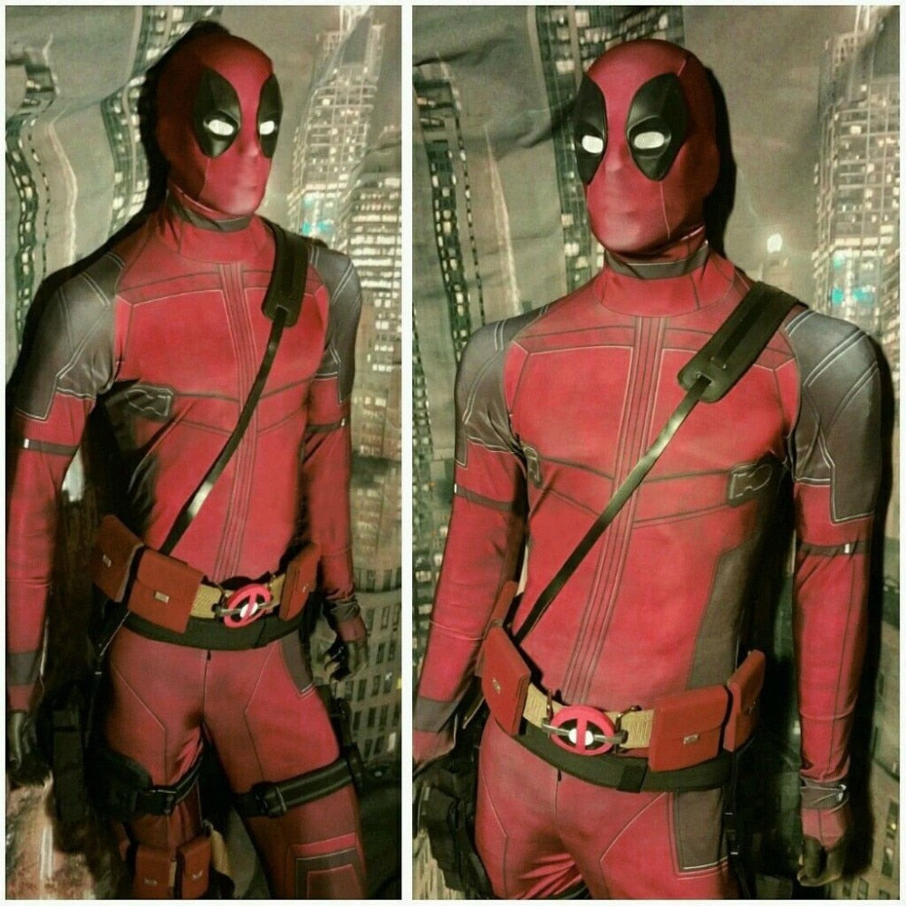 Lycra Superhero Cosplay Marvel Deadpool Custome