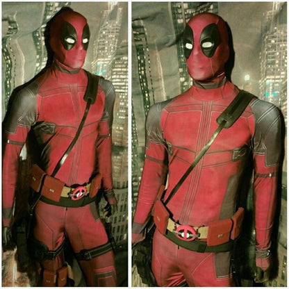 Lycra Superhero Cosplay Marvel Deadpool Custome