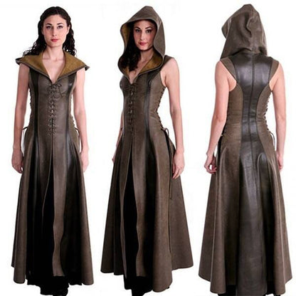 Women Cosplay Hooded Archer Costume