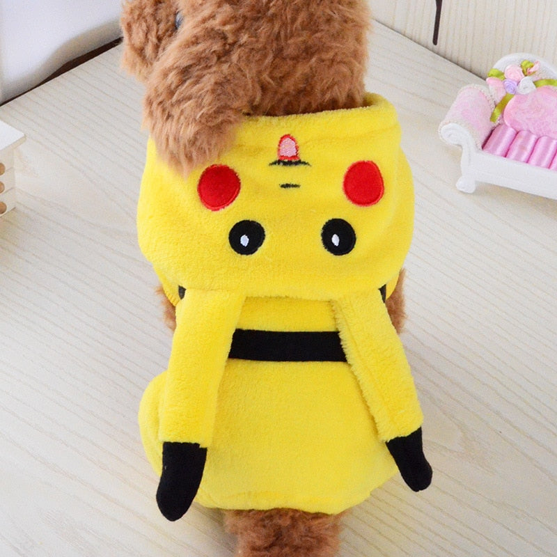Warm Pokemon Costume For Dogs