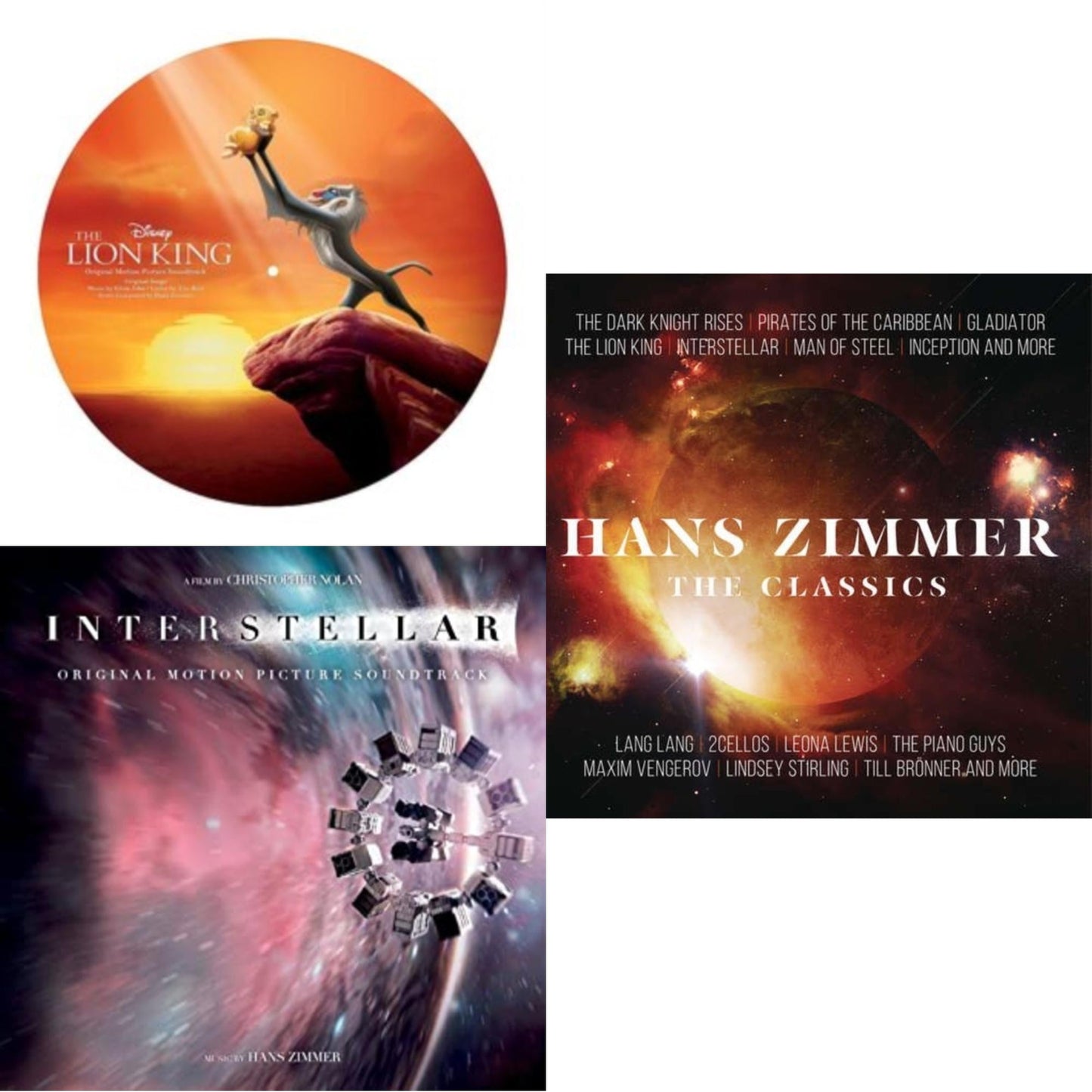 Hans Zimmer - Lion King Ost (Picture Disc) & Interstellar Ost & Classics (2LP/180G/Gatefold)