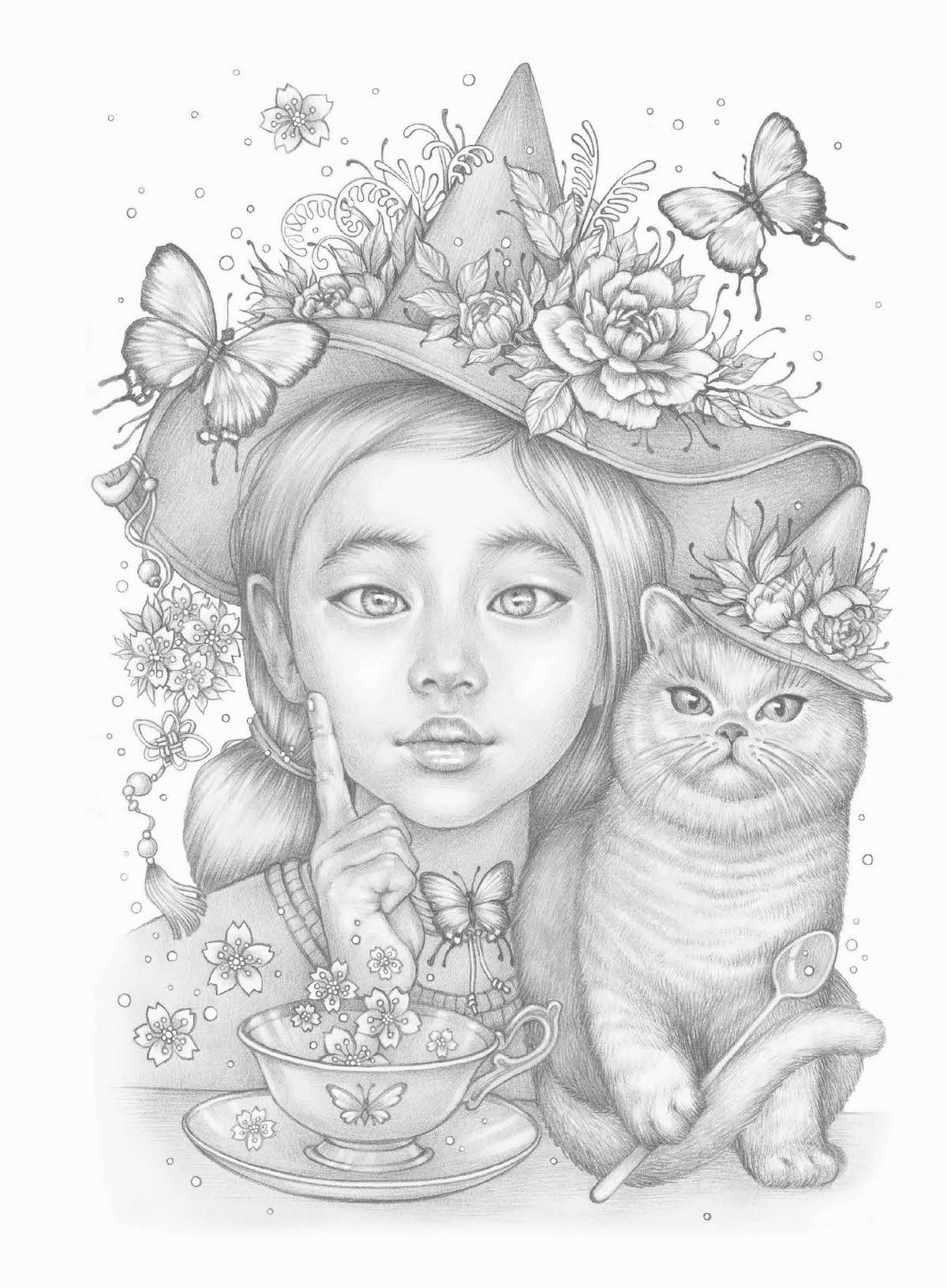 Coloring Heaven - Halloween Special Featuring 32 Spooky-Cute & Devilishly Dark Halloween Designs Coloring Book