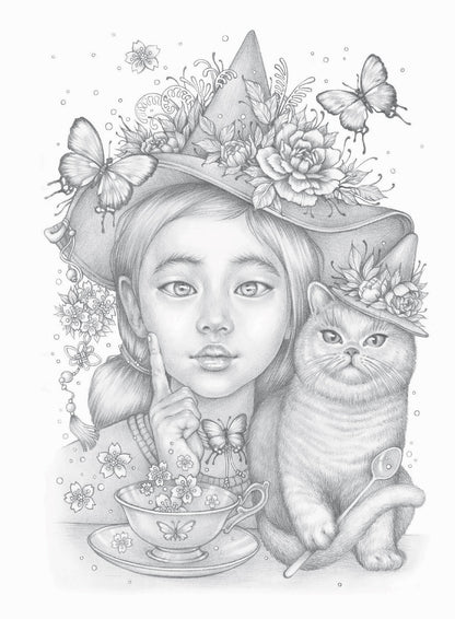 Coloring Heaven - Halloween Special Featuring 32 Spooky-Cute & Devilishly Dark Halloween Designs Coloring Book