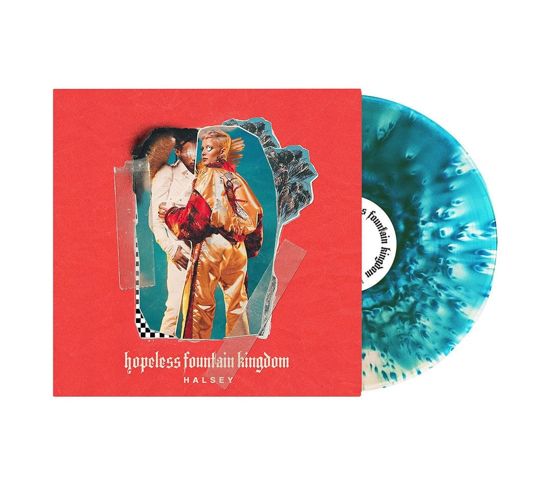 Halsey - Hopeless Fountain Kingdom [Clear with Teal Splatter] Vinyl Record
