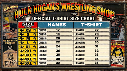 Orange Hulkamania Camo Adult T-Shirt