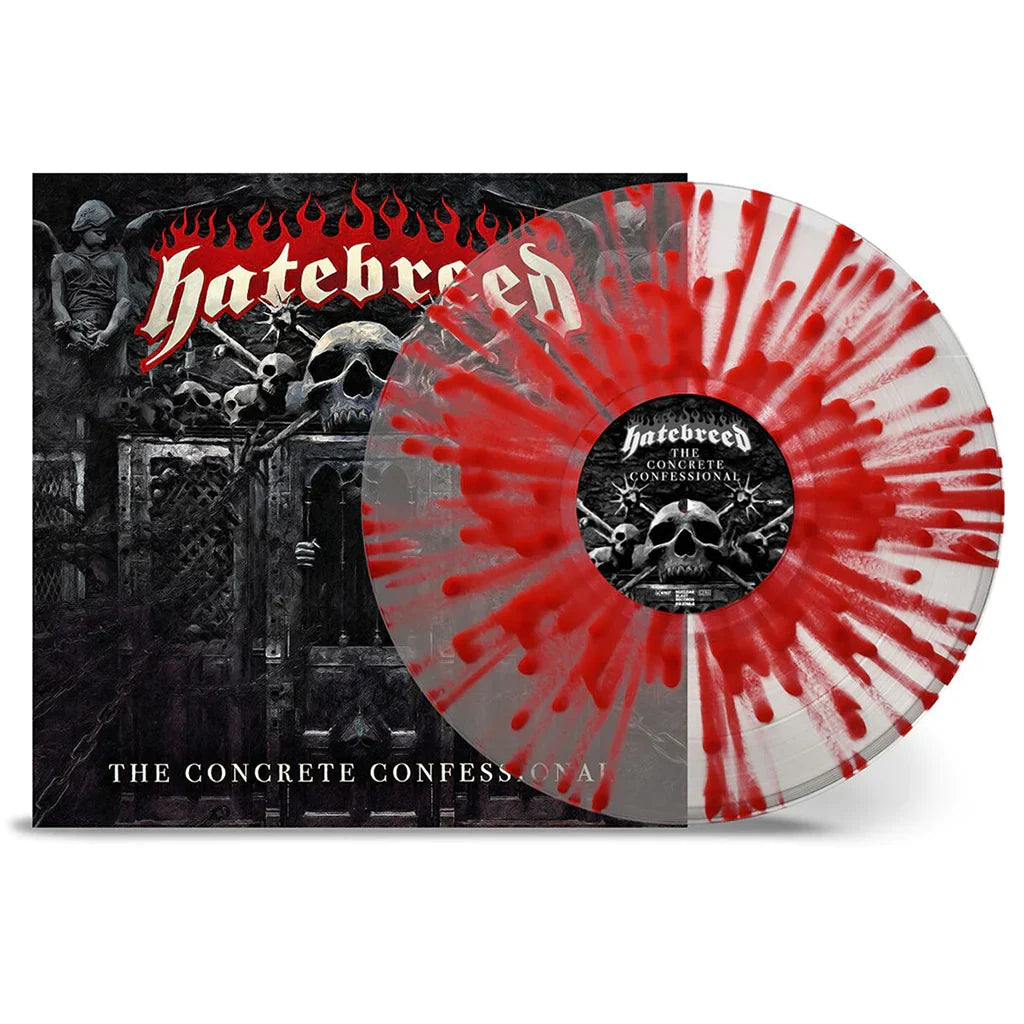 Hatebreed - The Concrete Confessional [Clear/Red Splatter] Vinyl Record