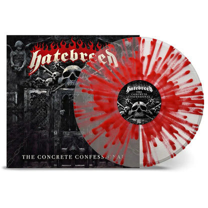 Hatebreed - The Concrete Confessional [Clear/Red Splatter] Vinyl Record