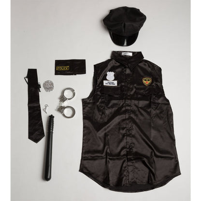America U.S. Police Dirty Cop Officer Costume