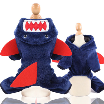 Dinosaur Cloth Set For Small Puppy