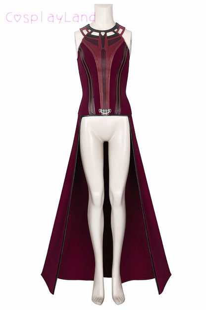 Wanda Superheroine Scarlet Cosplay Witch Costume