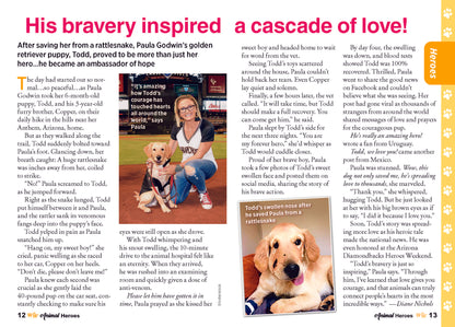 Woman's World Specials - Animal Heroes: 38 Astonishing Tales Of Love & Courage, Dog Saves Family From Fire, Horse Heals Veterans, Cat Inspiring Thousands, Piglet Changing Lives, (Digest Sized)