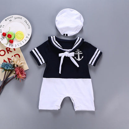 Baby Boys Short Sleeve Sailor Outfit