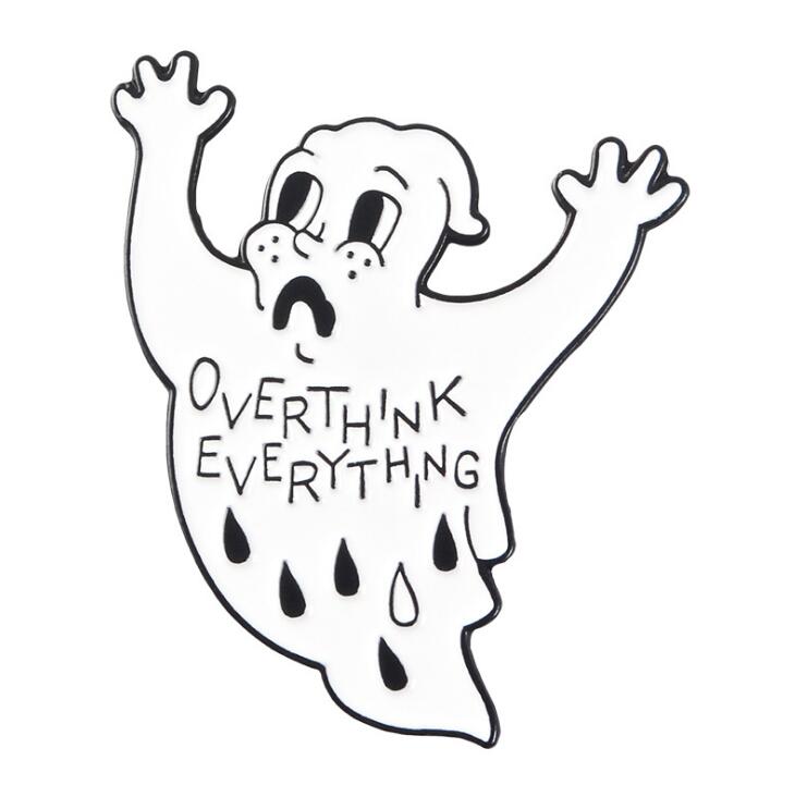 Happy Halloween Enamel Pin Trick
