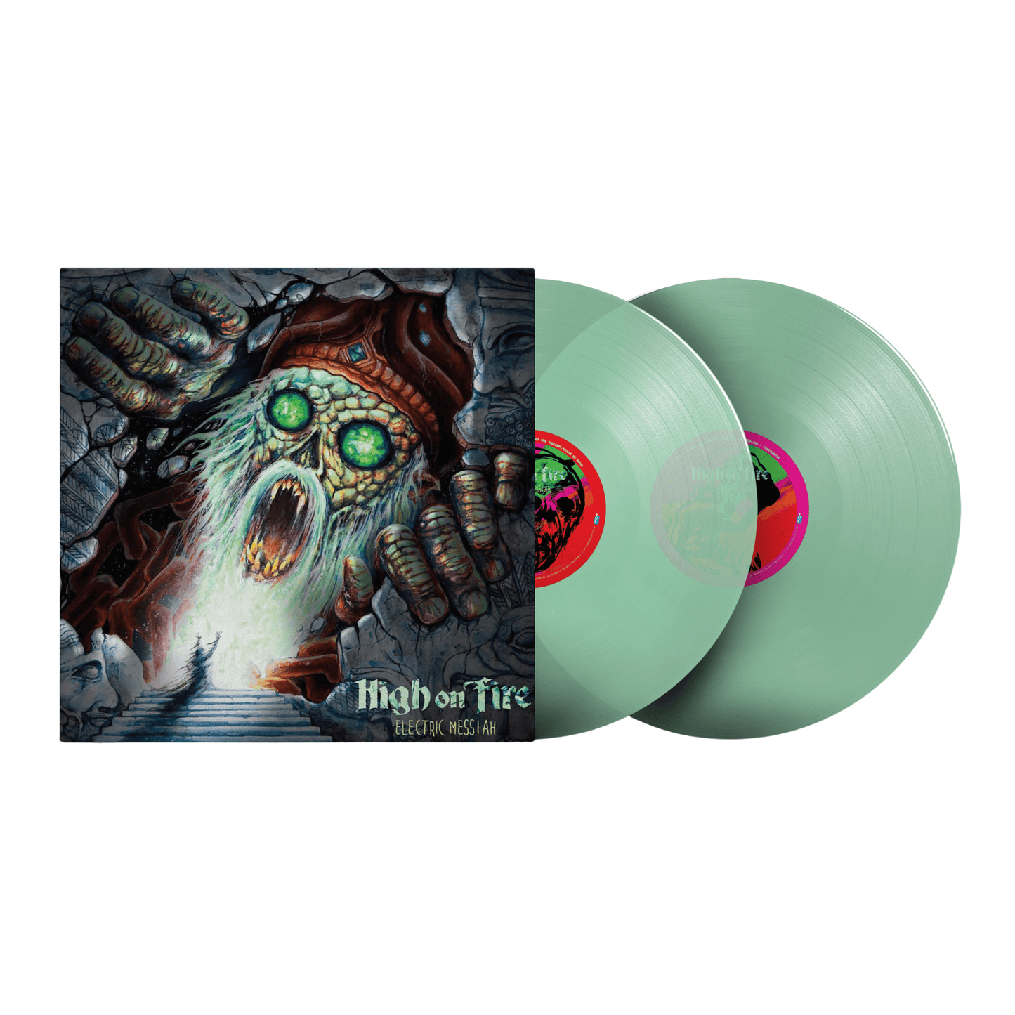 High On Fire - Electric Messiah Coke Bottle Clear Vinyl Record Vinyl Record