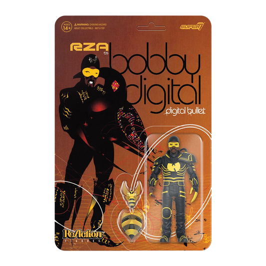 Wu-Tang Clan Officially Licensed Bobby Digital ReAction Figure - Digital Bullet Toy