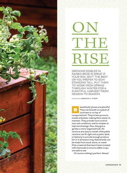 Homegrown - Grow Your Own: Get Inspired By Today's Modern Homesteaders, Plant A Garden Filled With Flavor-Packed Vegetables & Herbs, Canning Basics, Mix & Match Edibles With Flowers & More!