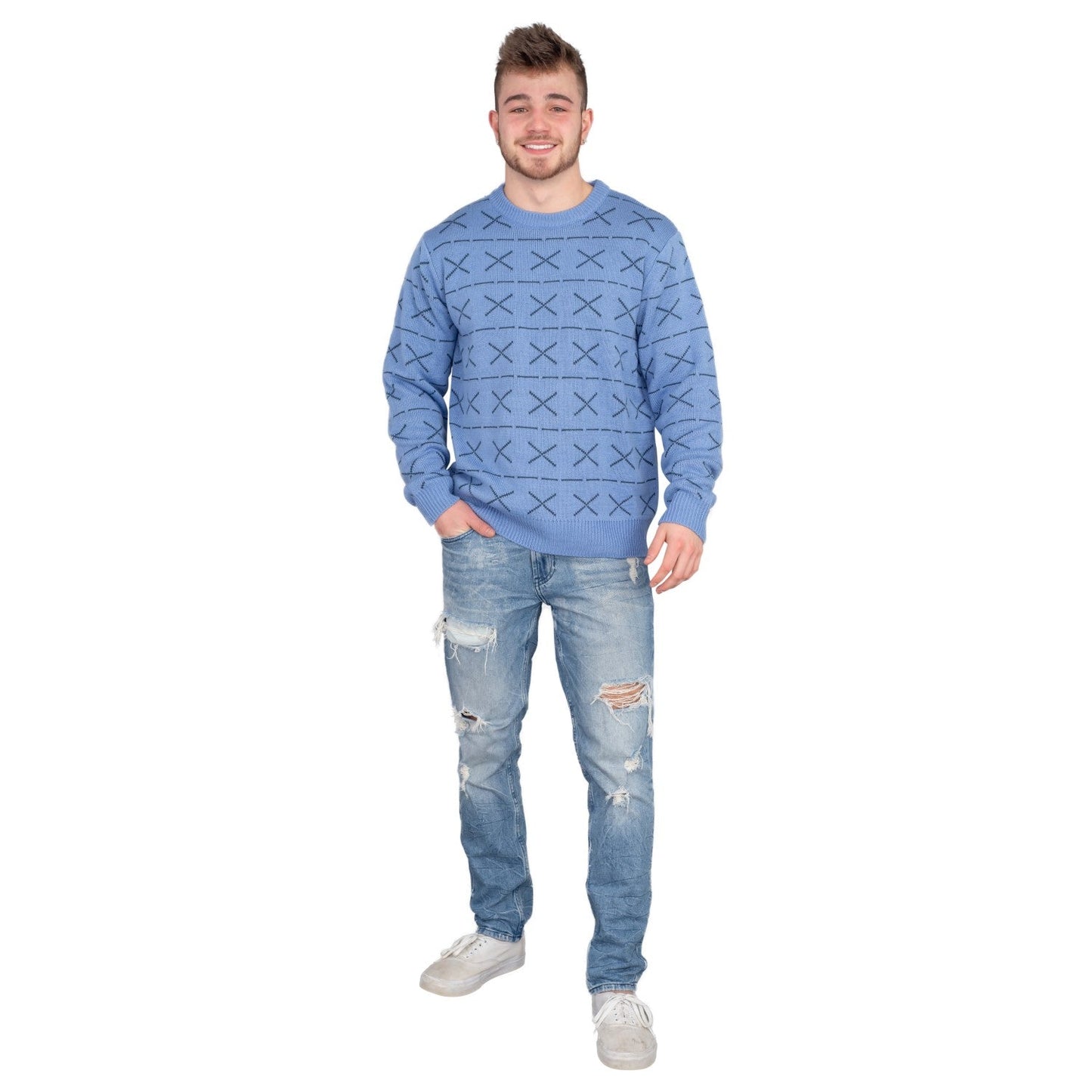 Funny Horse Man TV Show Unisex Ugly Christmas Sweater