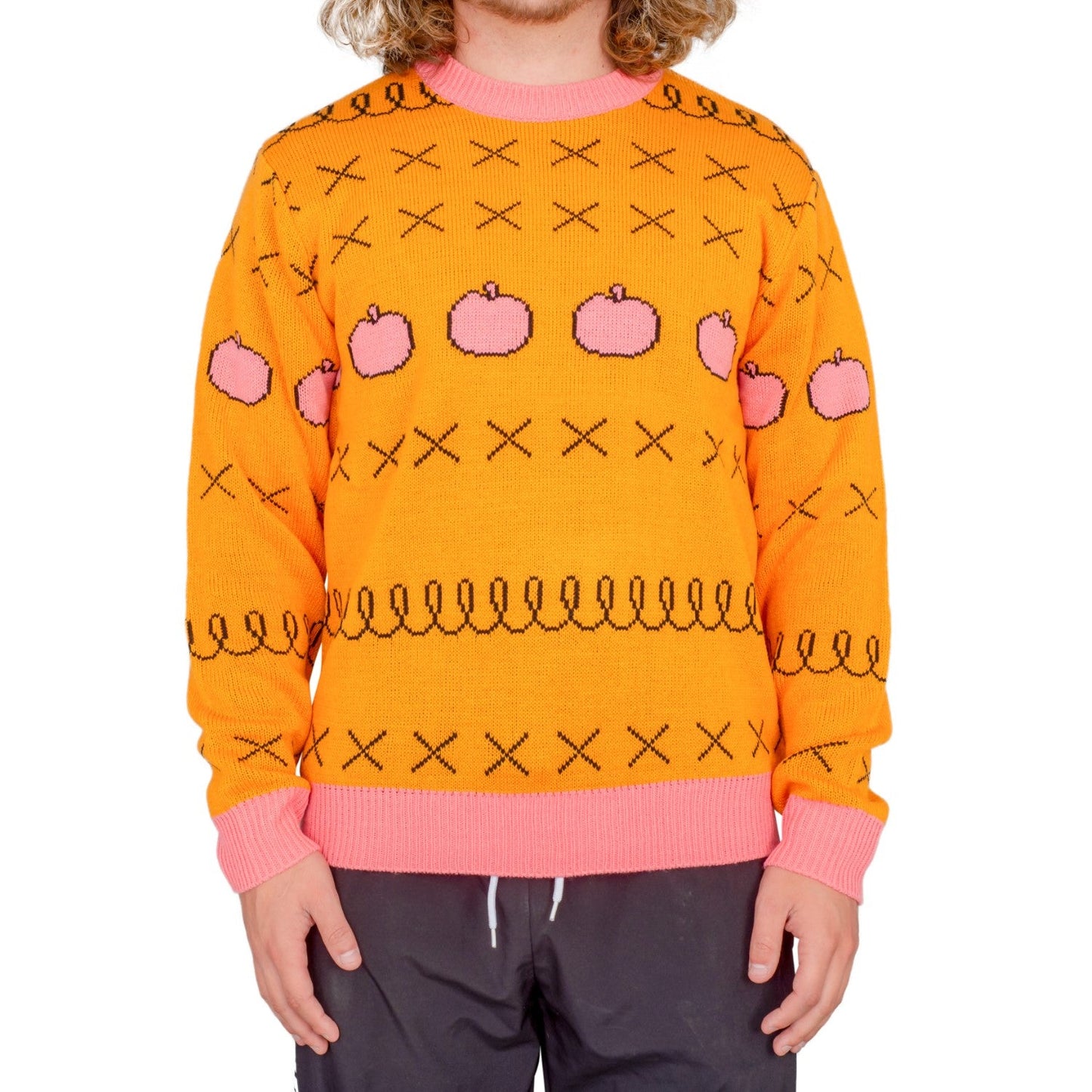 Funny Horse Man Ugly Christmas Sweater for Men Iconic TV Show Christmas Sweater