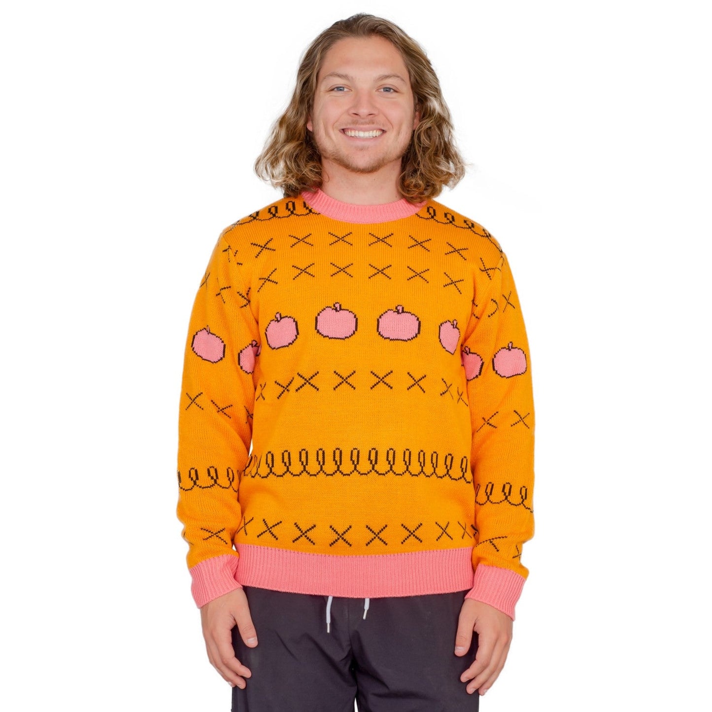 Funny Horse Man Ugly Christmas Sweater for Men Iconic TV Show Christmas Sweater