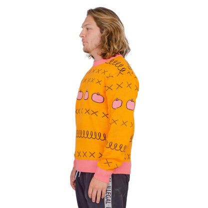 Funny Horse Man Ugly Christmas Sweater for Men Iconic TV Show Christmas Sweater