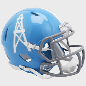 Houston Oilers 1960 to 1962 Riddell Mini Speed Throwback Helmet - NFL