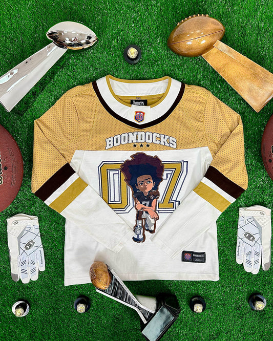 The Boondocks Huey Football Knit Khaki Jersey