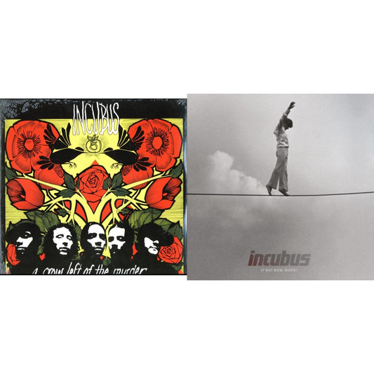 Incubus - If Not Now, When? (2LP/White Marbled Vinyl/180G) & Crow Left Of The Murder (2LP/180G) Vinyl Record Bundle