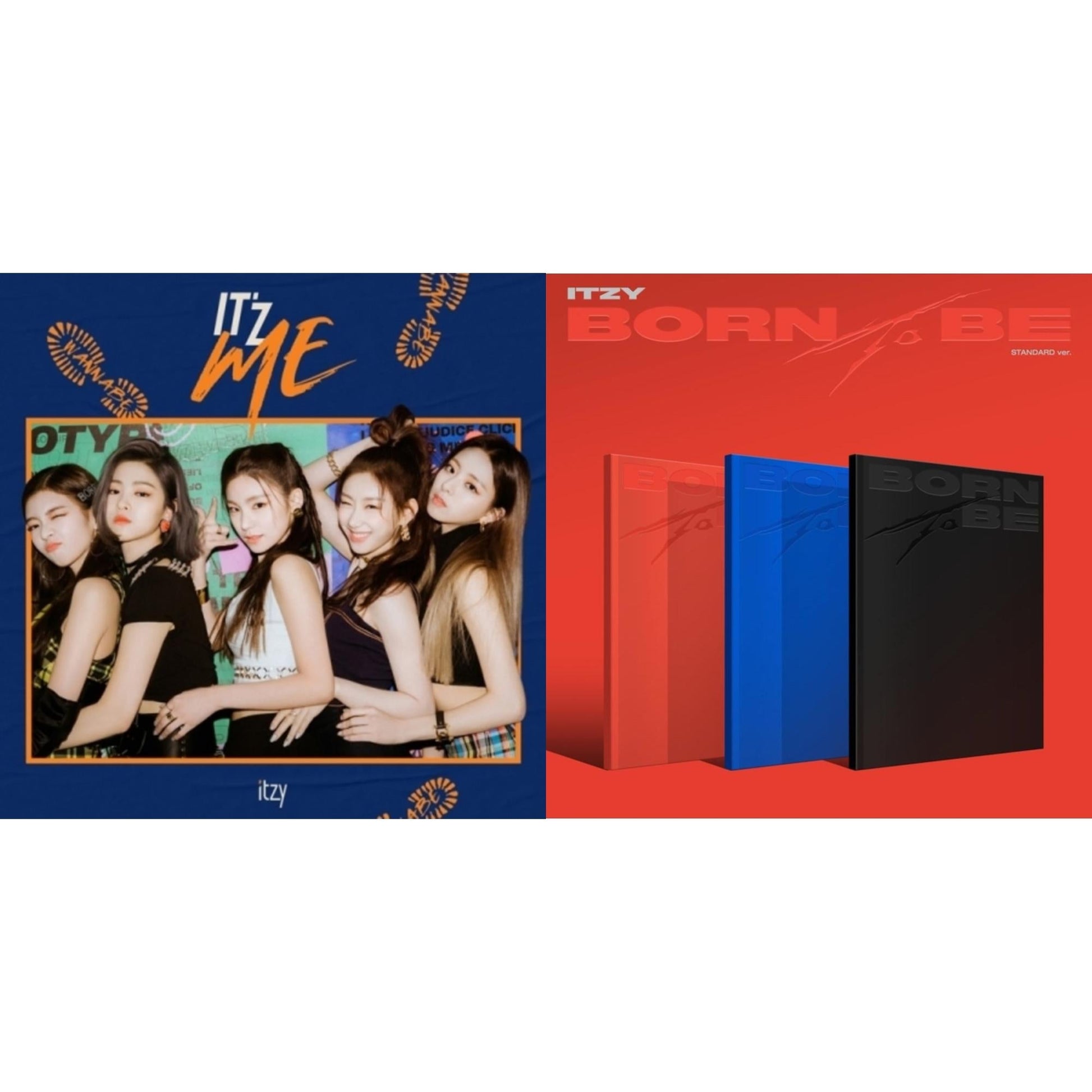 Itzy - Born To Be (Version A) & It'z Me - CD Bundle
