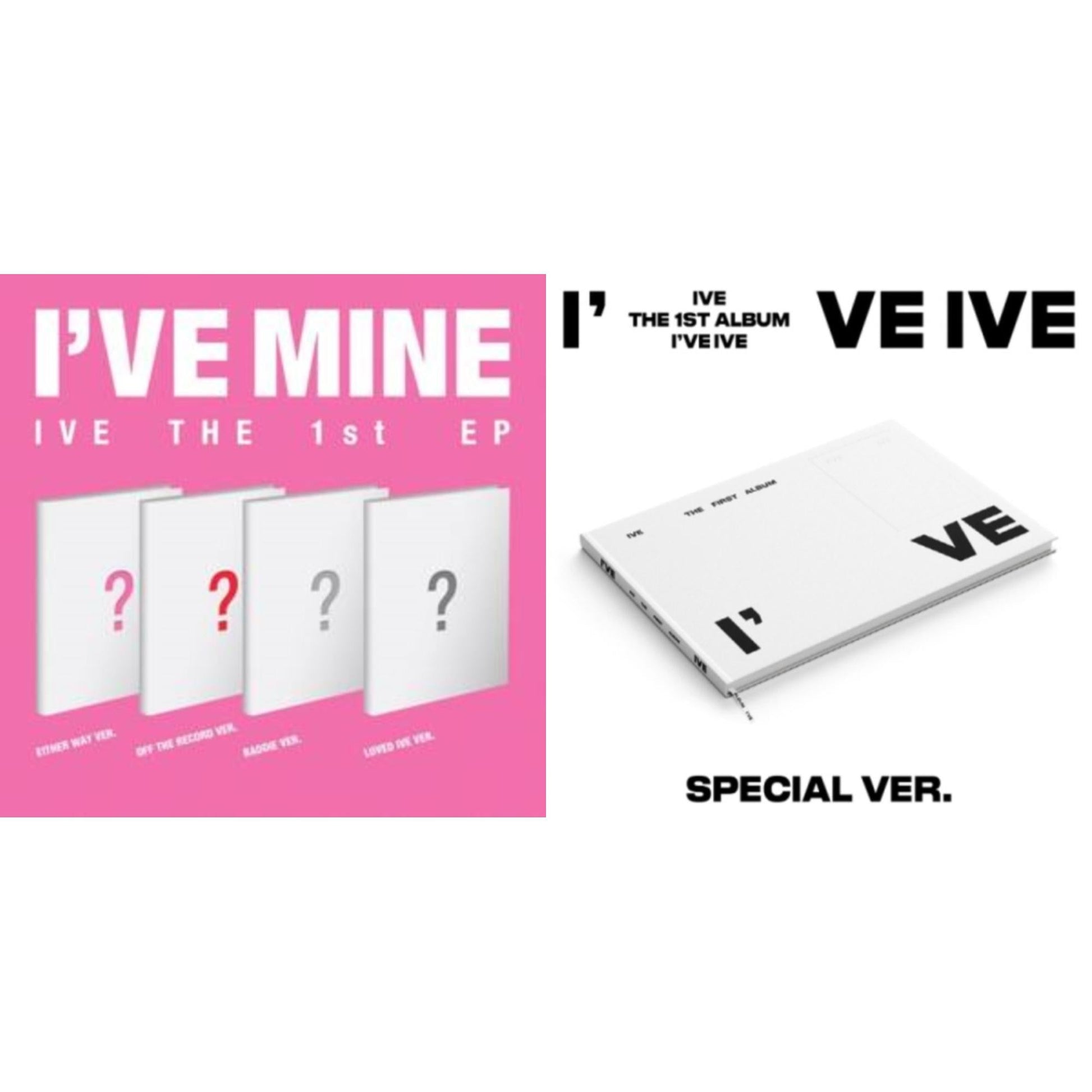 Ive - I've Mine 1St Ep & I've Ive (Volume 1/Special Version) - CD Bundle
