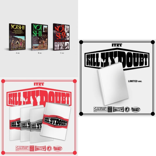 Itzy - Not Shy & Kill My Doubt (Standard) & Kill My Doubt (Limited Edition) - CD Bundle