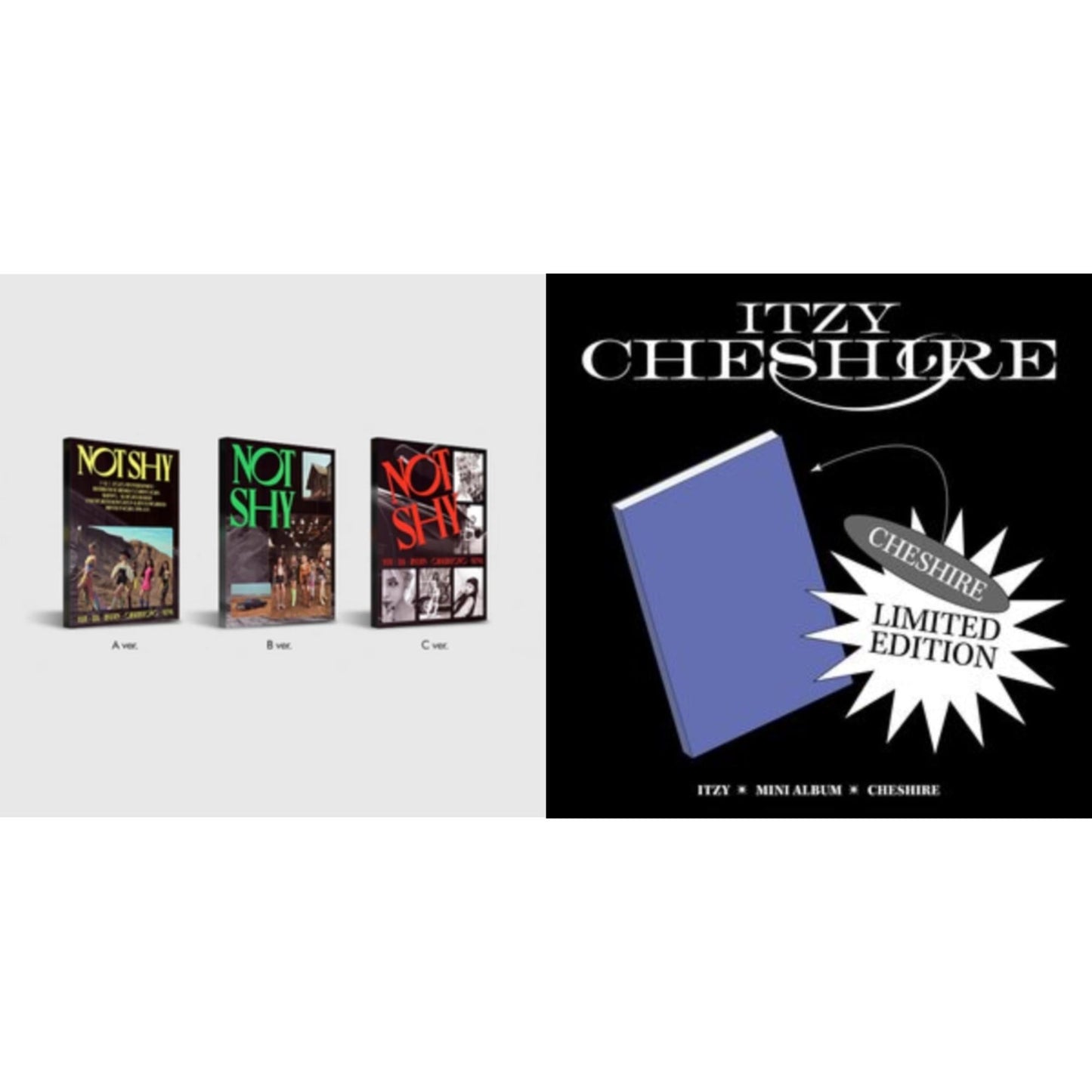 Itzy - Not Shy & Cheshire (Limited Edition) - CD Bundle