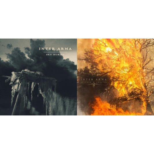 Inter Arma - Sky Burial (Coke Bottle Green With Aqua Blue, Bone White & Silver Splatter LP Vinyl) & Sulphur English (Gold Nugget Vinyl/2LP)