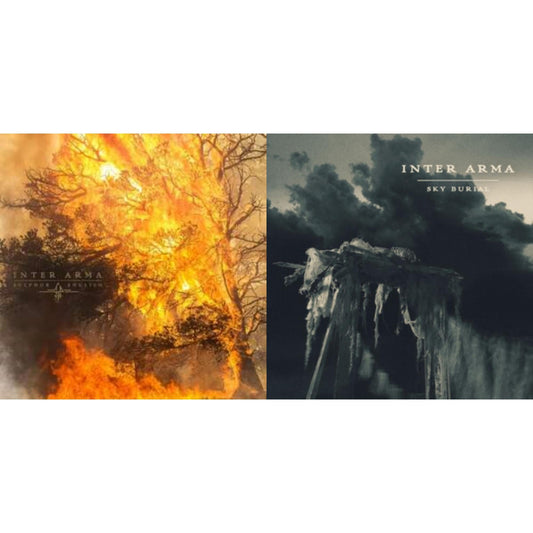 Inter Arma - Sulphur English (Gold Nugget Vinyl/2LP) & Sky Burial (Coke Bottle Green With Aqua Blue, Bone White & Silver Splatter LP Vinyl)