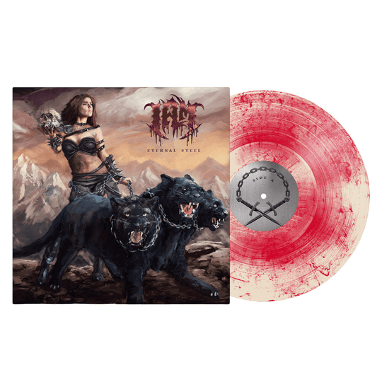 I AM - Eternal Steel Marble Bone Red Vinyl Record