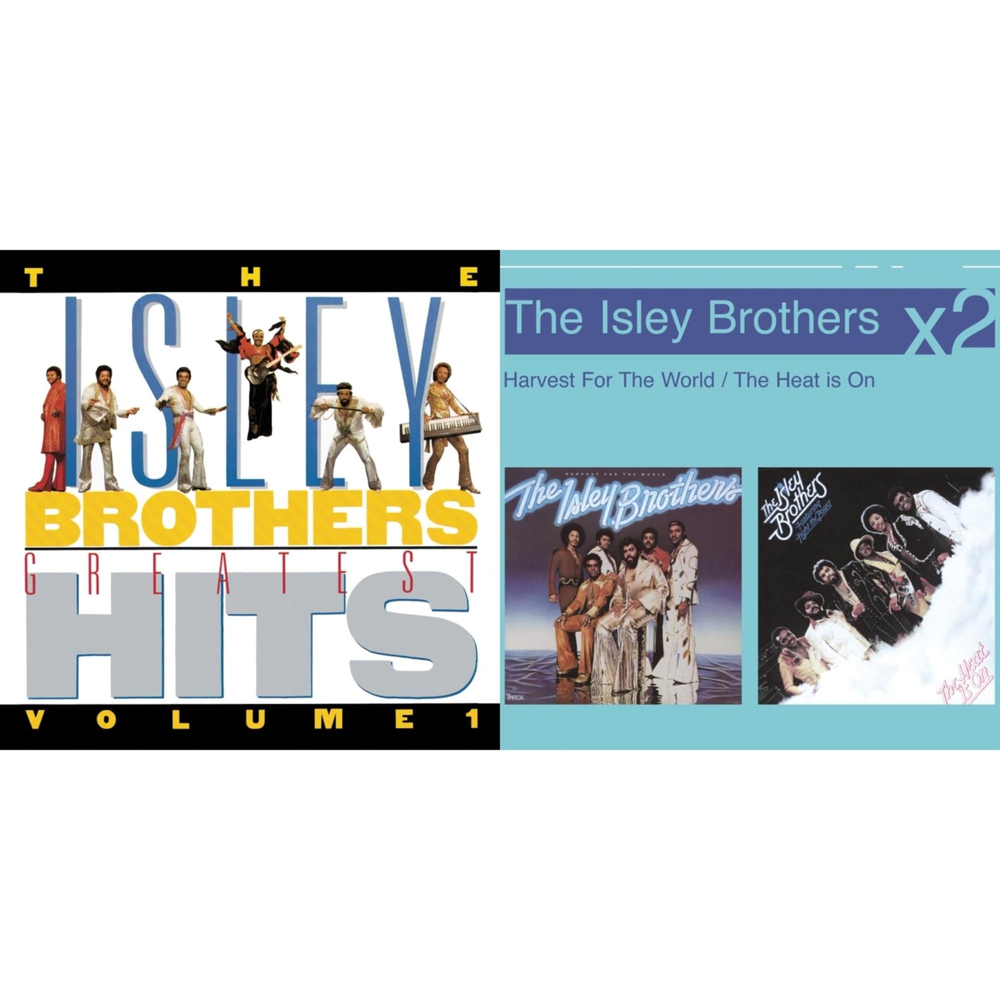 Isley Brothers - Isley Brothers Greatest Hits Vol.1 & Heat Is On - CD Bundle