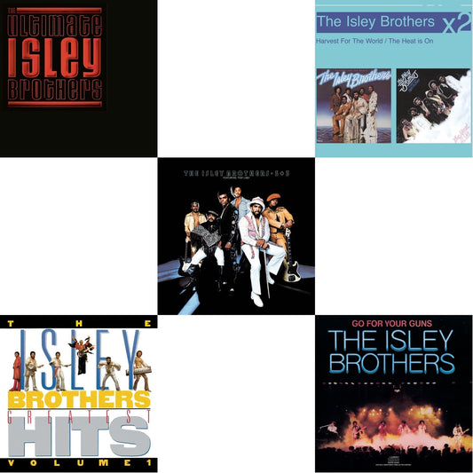Isley Brothers - Ultimate Isley Brothers & Isley Brothers Greatest Hits Vol.1 & 3 Plus 3 & Heat Is On & Go For Your Guns - CD Bundle