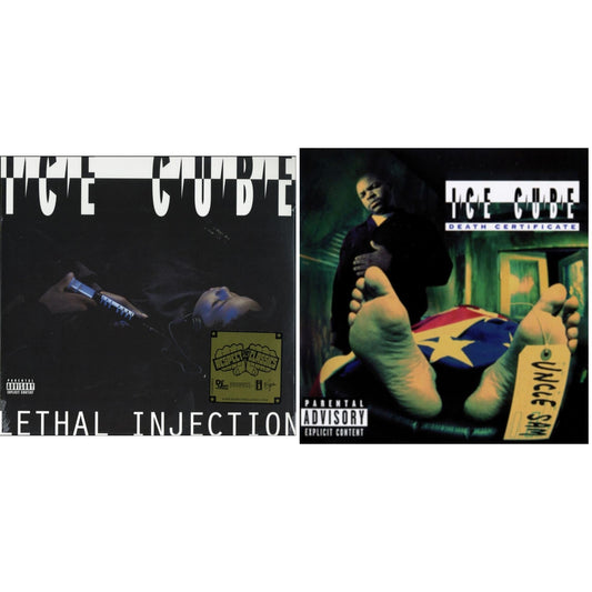 Ice Cube - Death Certificate  & Lethal Injection - LP Vinyl Bundle