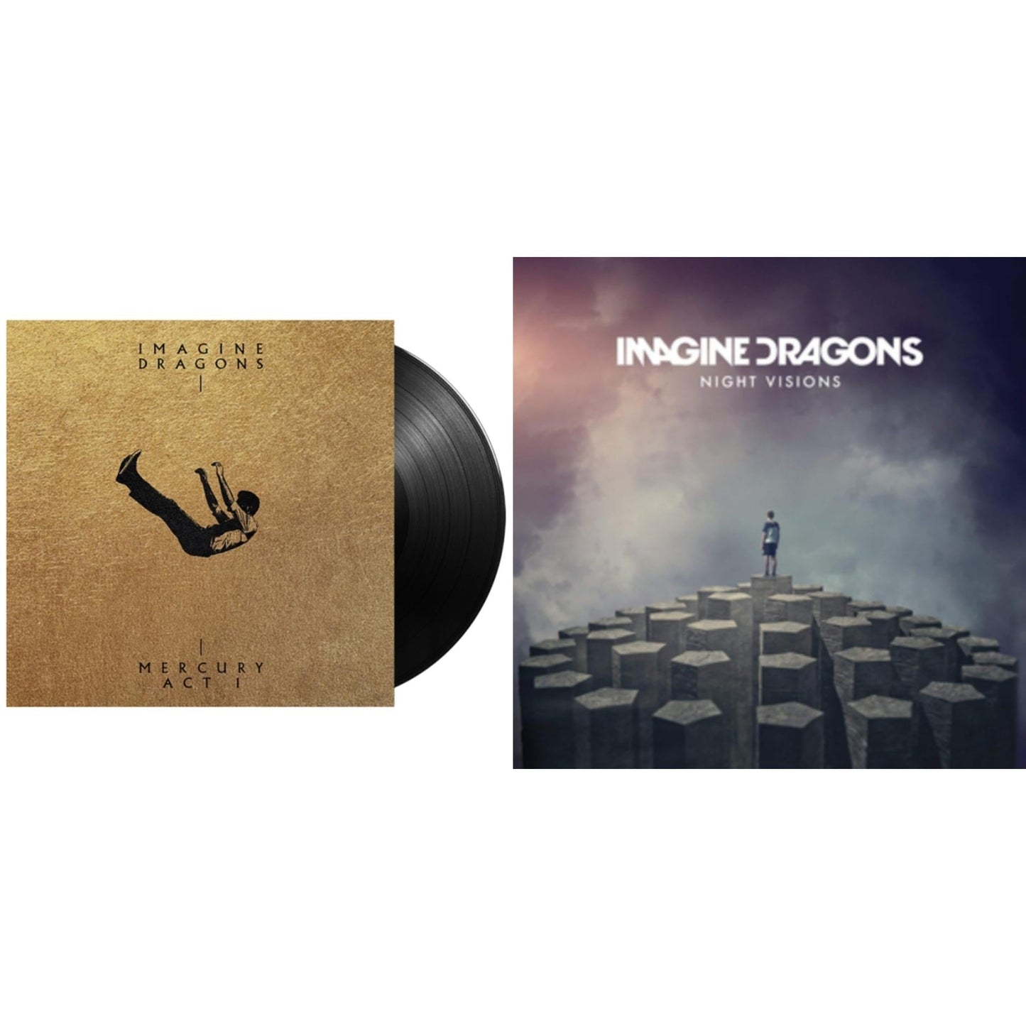 Imagine Dragons - Mercury – Act 1 & Night Visions - LP Vinyl Bundle