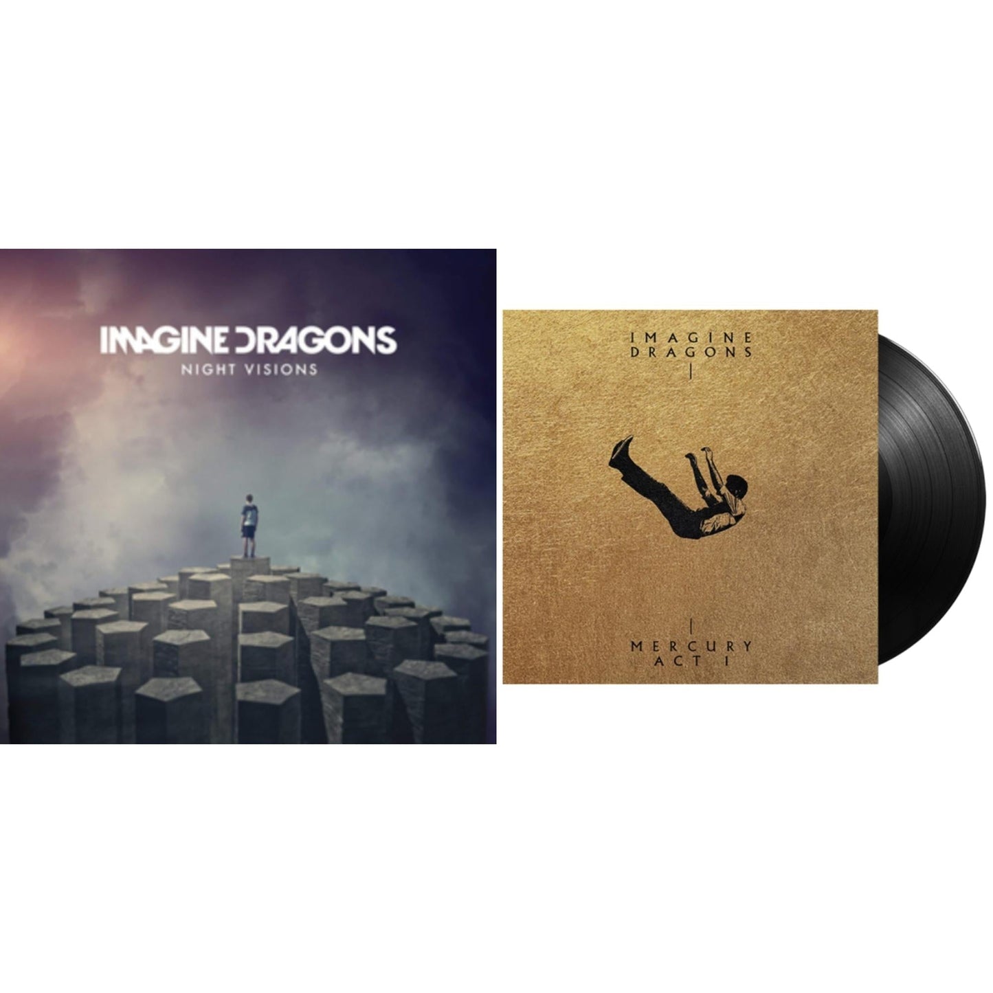 Imagine Dragons - Mercury – Act 1 & Night Visions - LP Vinyl Bundle