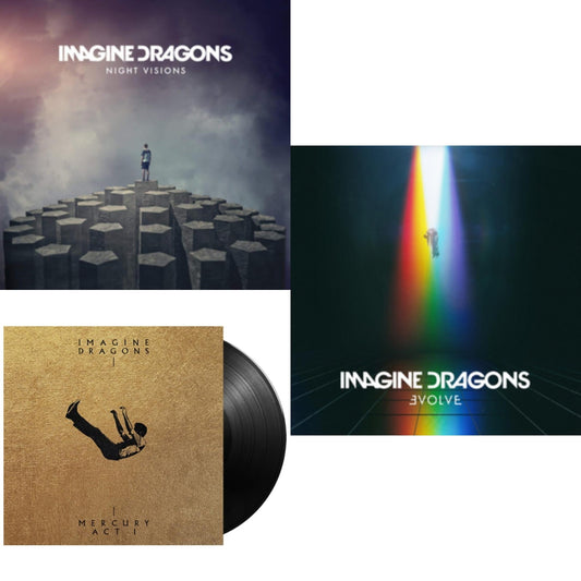 Imagine Dragons - Mercury – Act 1 & Night Visions & Evolve - LP Vinyl Bundle