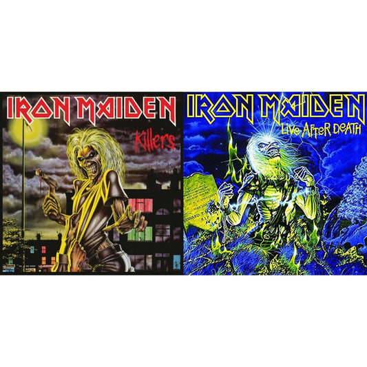 Iron Maiden - Killers & Live After Death - LP Vinyl Bundle